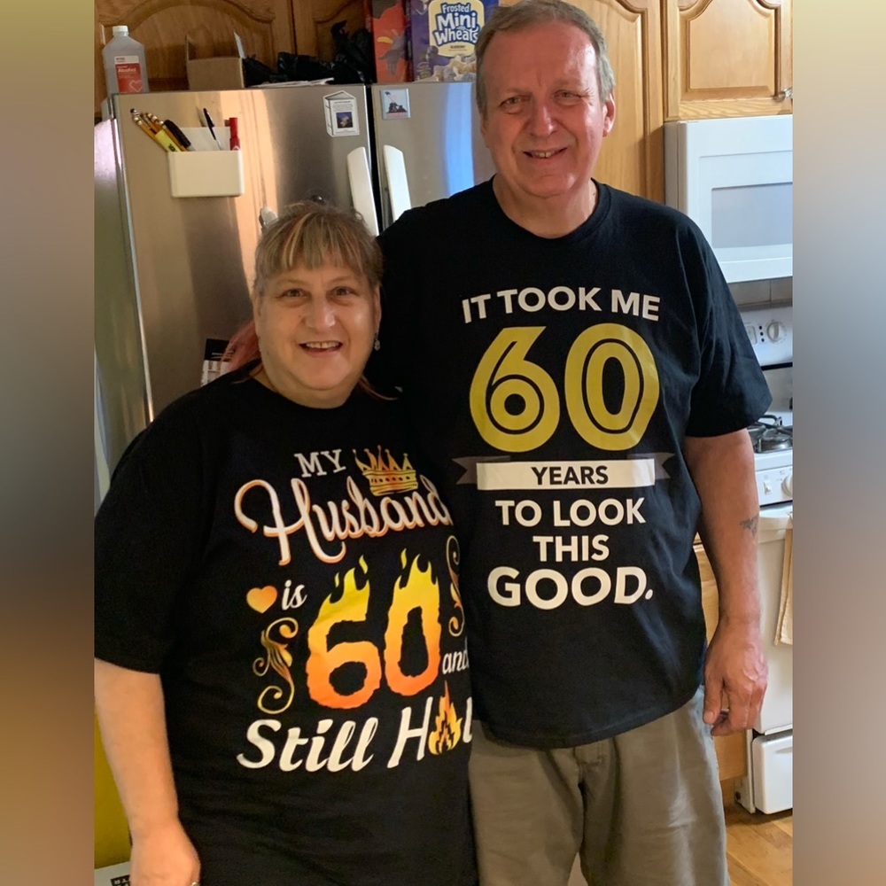 60 years old birthday shirt men’s xxl